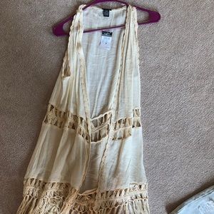 Crochet/fringe duster